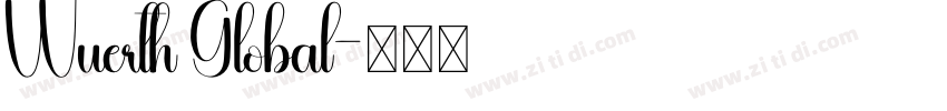 Wuerth Global字体转换